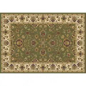 Covor 133x190 cm, verde/amestec de culori/model oriental, KENDRA TYP 2