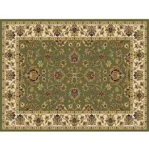 Covor 160x235 cm, verde/amestec de culori/model oriental, KENDRA TIP 2