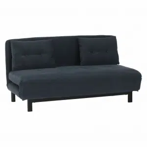 Canapea extensibilă, material textil gri, BODENA