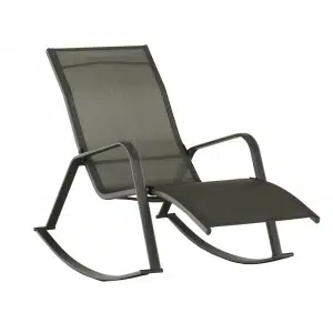 Fotoliu balansoar de grădină, gri, ELVIO