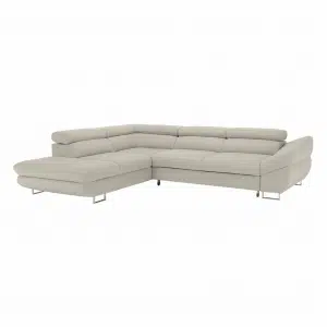 colţar, grej taupe, stânga, FABIA