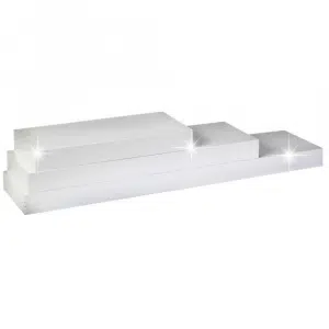 Poliţă, strălucire albă, 120x25, GANA FY 11044-1