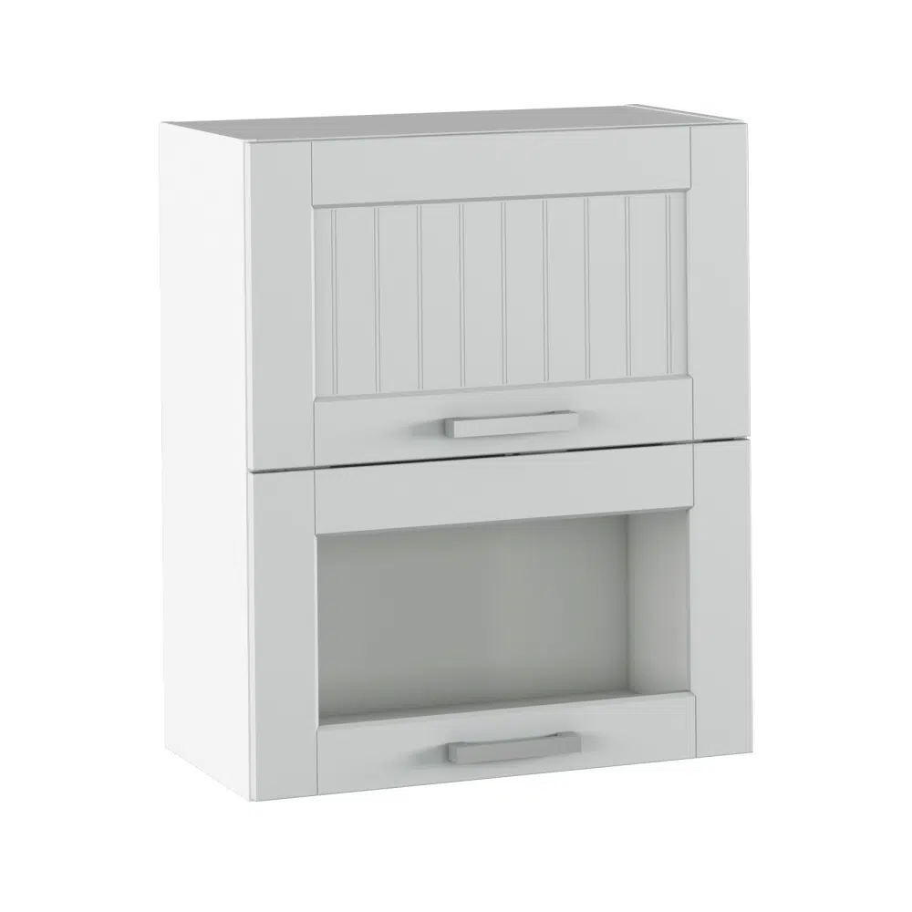 Dulap superior, gri deschis/alb, JULIA TYP 8 1 - magazin mobila Dulap superior, gri deschis/alb, JULIA TYP 8