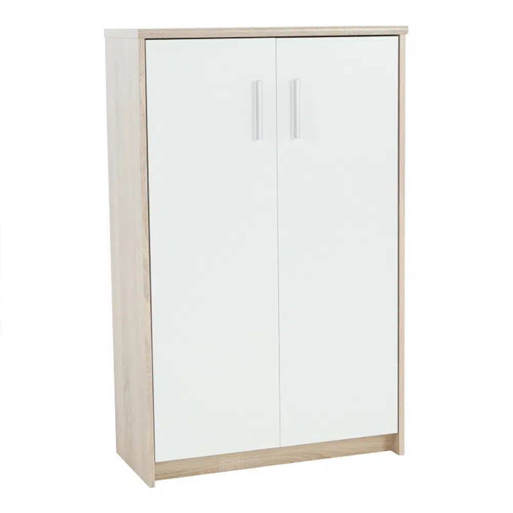 Dulăpior de birou, stejar sonoma/alb, JOHAN 2 NEW 13 1 - magazin mobila Dulăpior de birou, stejar sonoma/alb, JOHAN 2 NEW 13