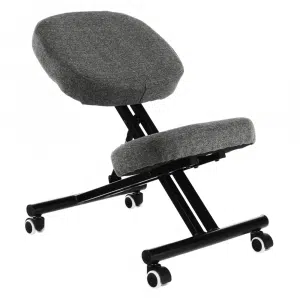 Scaun de îngenunchiere ergonomic, gri maro Taupe/negru, KILIAN