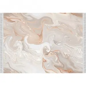 Covor, model bej/crem/alb, 80x150, RENOX TYP 2