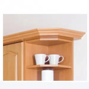 Coroană/plintă decorativă pentru dulapul W60/60, anin,  Lora New MDF Klasik