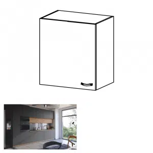 Dulap superior, stejar artizanal / gri mat, universal, LANGEN G60G