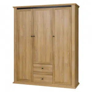 Dulap combinat MZ3, stejar grand, LEON