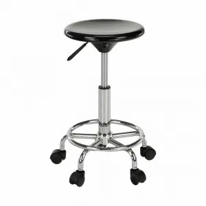 Scaun, negru/crom, MABEL 3 NEW