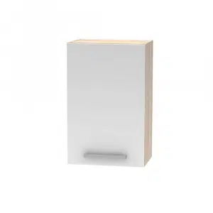 Cabinet superior 45 1DV, stejar sonoma/alb, NOVA PLUS NOPL-024-OH