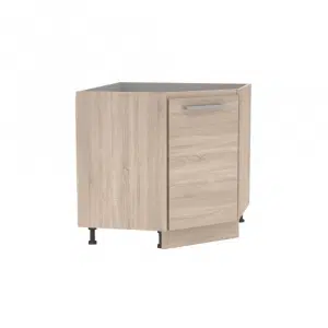 Cabinet inferior de colţ, stejar sonoma, NOVA PLUS NOPL-065-RS
