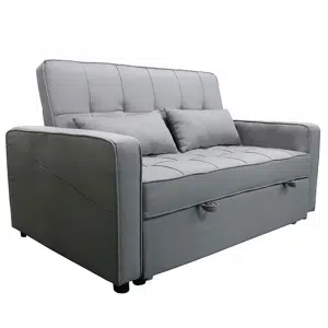 Canapea extensibilă, gri, FRENKA BIG BED NEW
