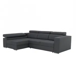 Colţar, gri, model stânga, DONA