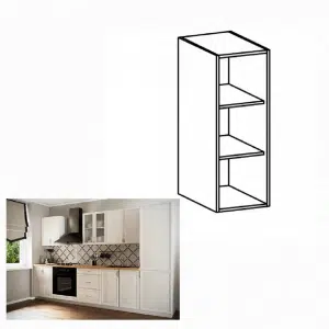 Dulap superior W200, alb, SICILIA