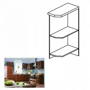 Dulap inferior D25PZ, model dreapta, nuc Milano, SICILIA