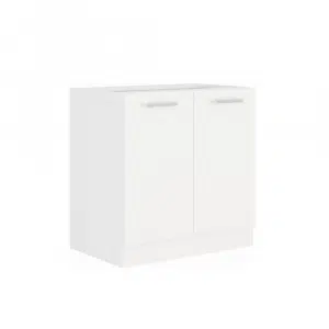 Dulap inferior, alb, SPLIT 80 D 2F BB