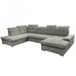 Canapea, gri maro TAUPE, model dreapta, TEODOR