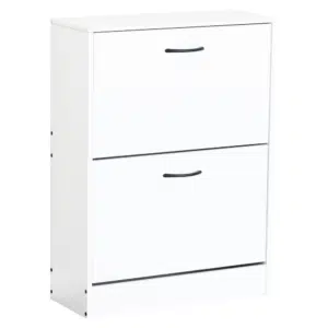 Pantofar , 2  sertare , alb, BOTNIX